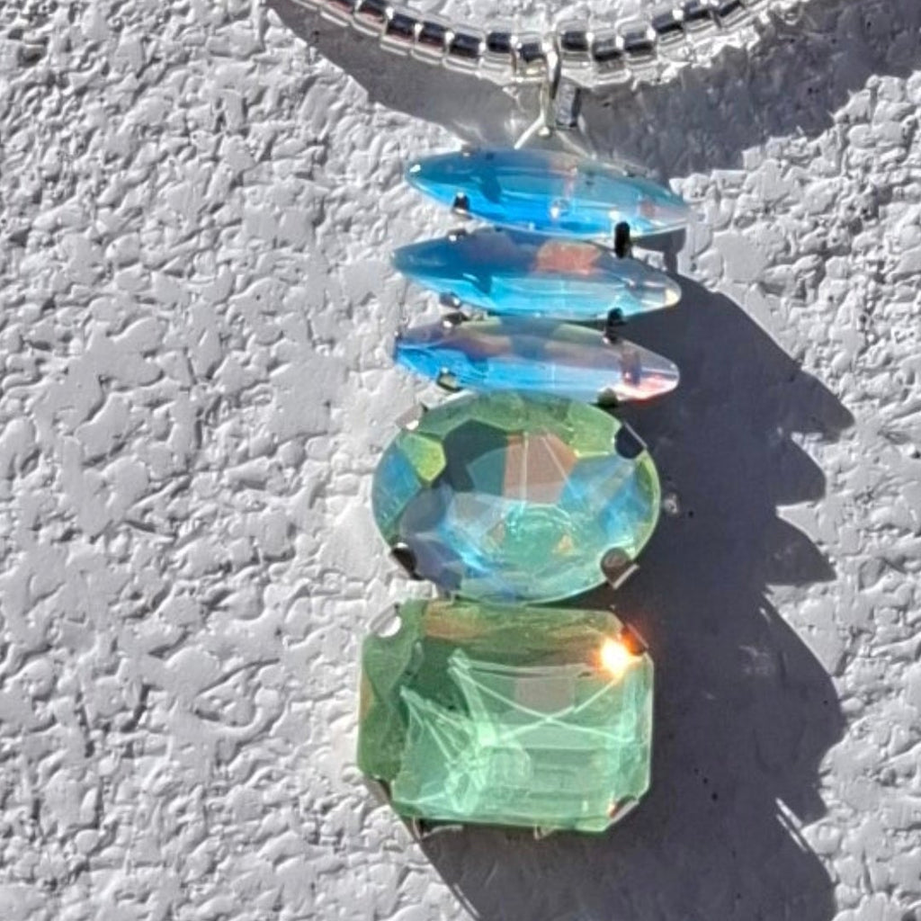 Pastel Stack Pendant Necklace