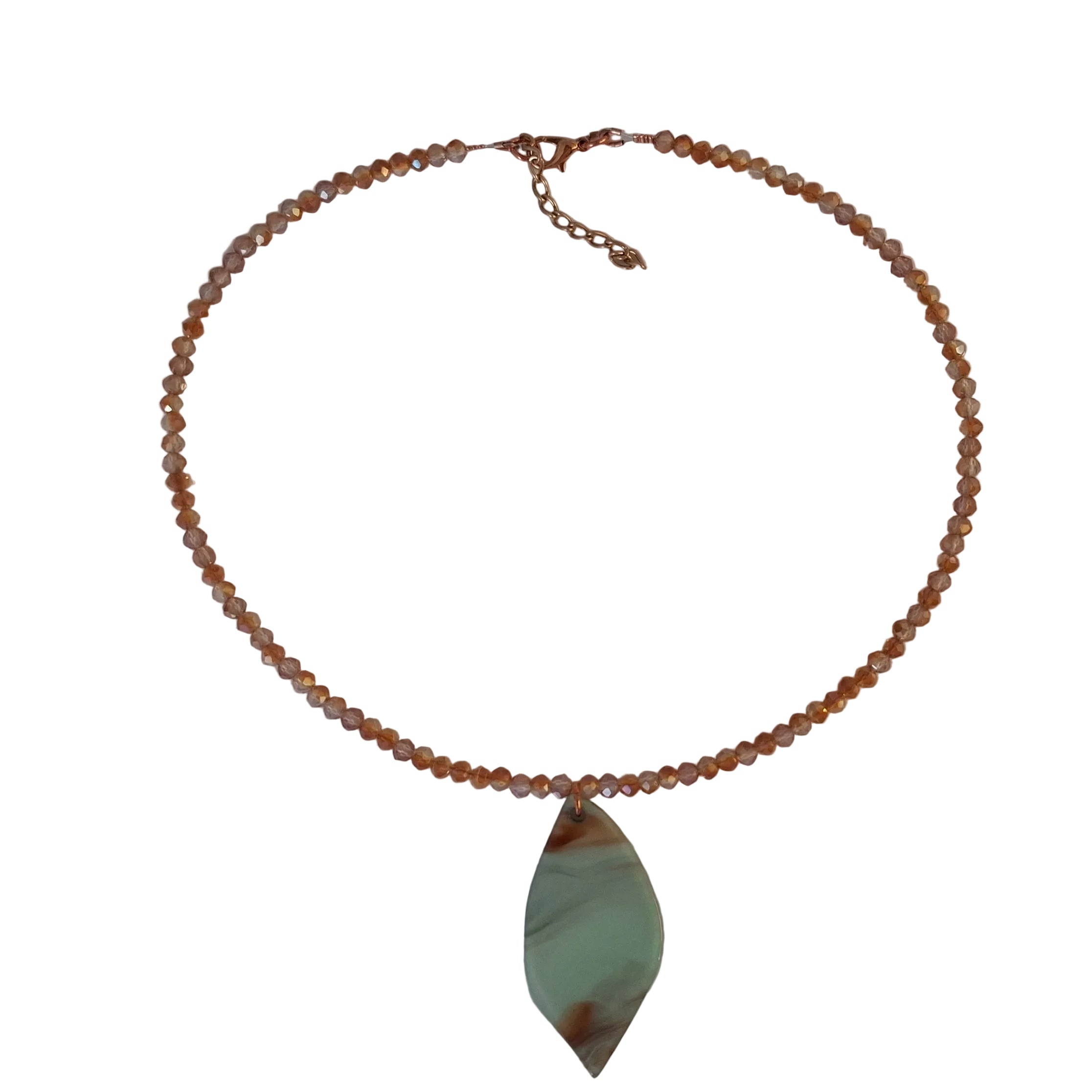 Green Leafy Necklace