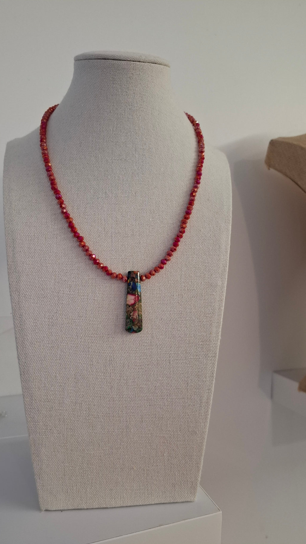 Coral Flowery Necklace