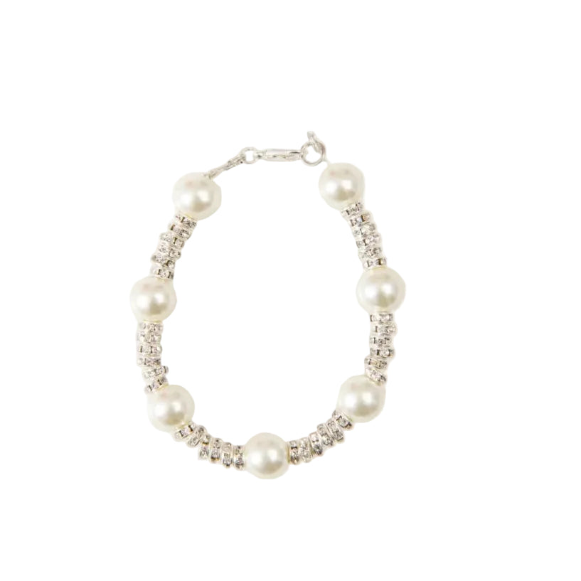 Diamante Avec Pearl Bracelet