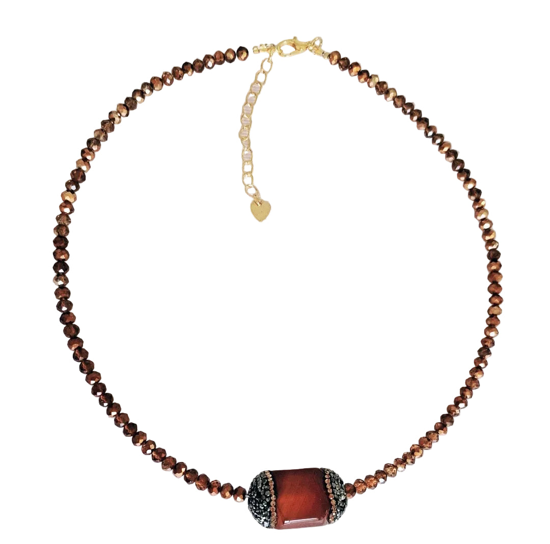 Caramel Marble Necklace