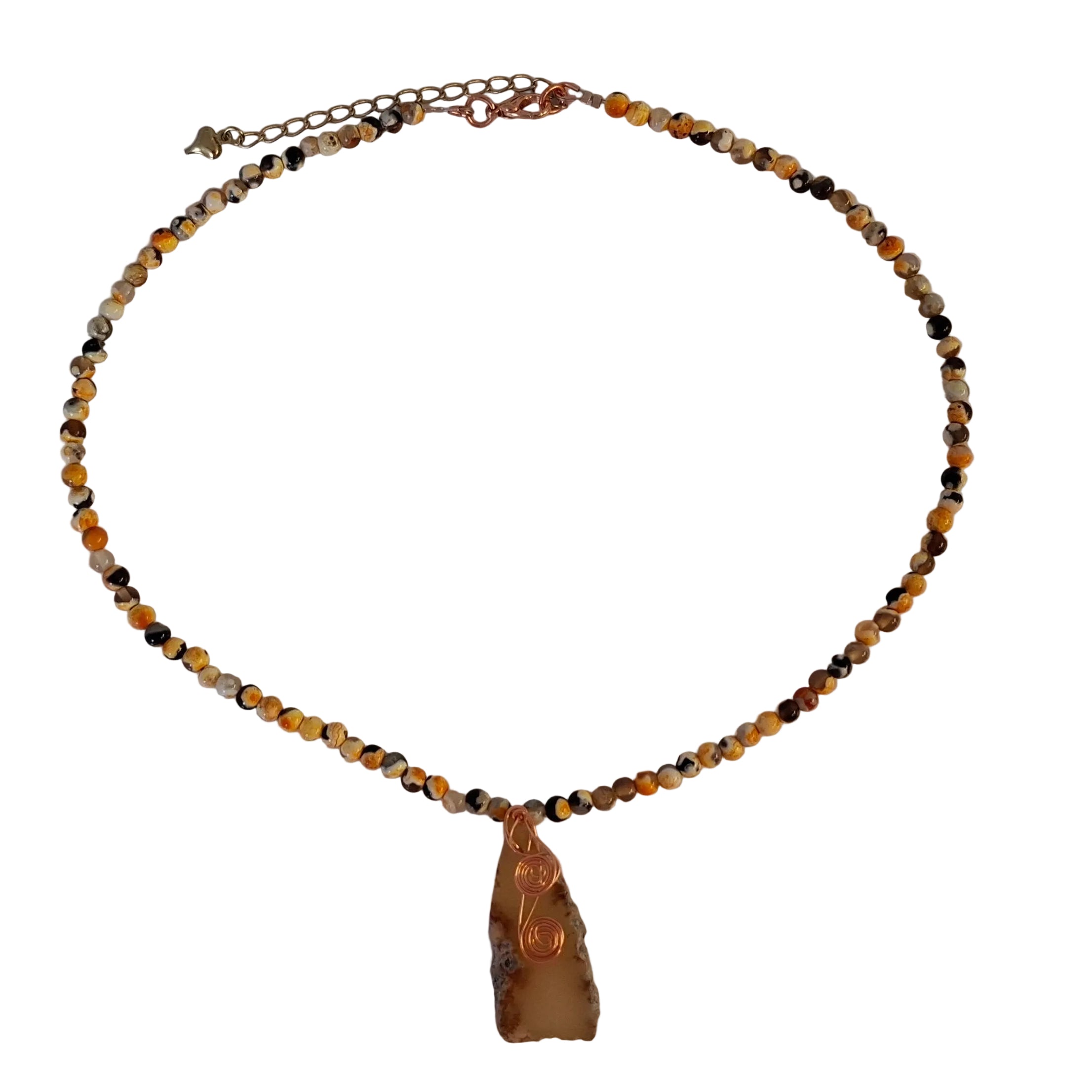Yellow Orange Necklace