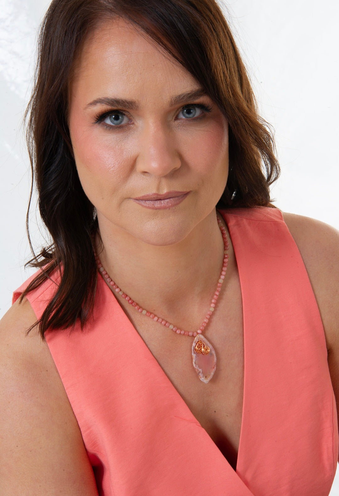 Pink Twist Necklace