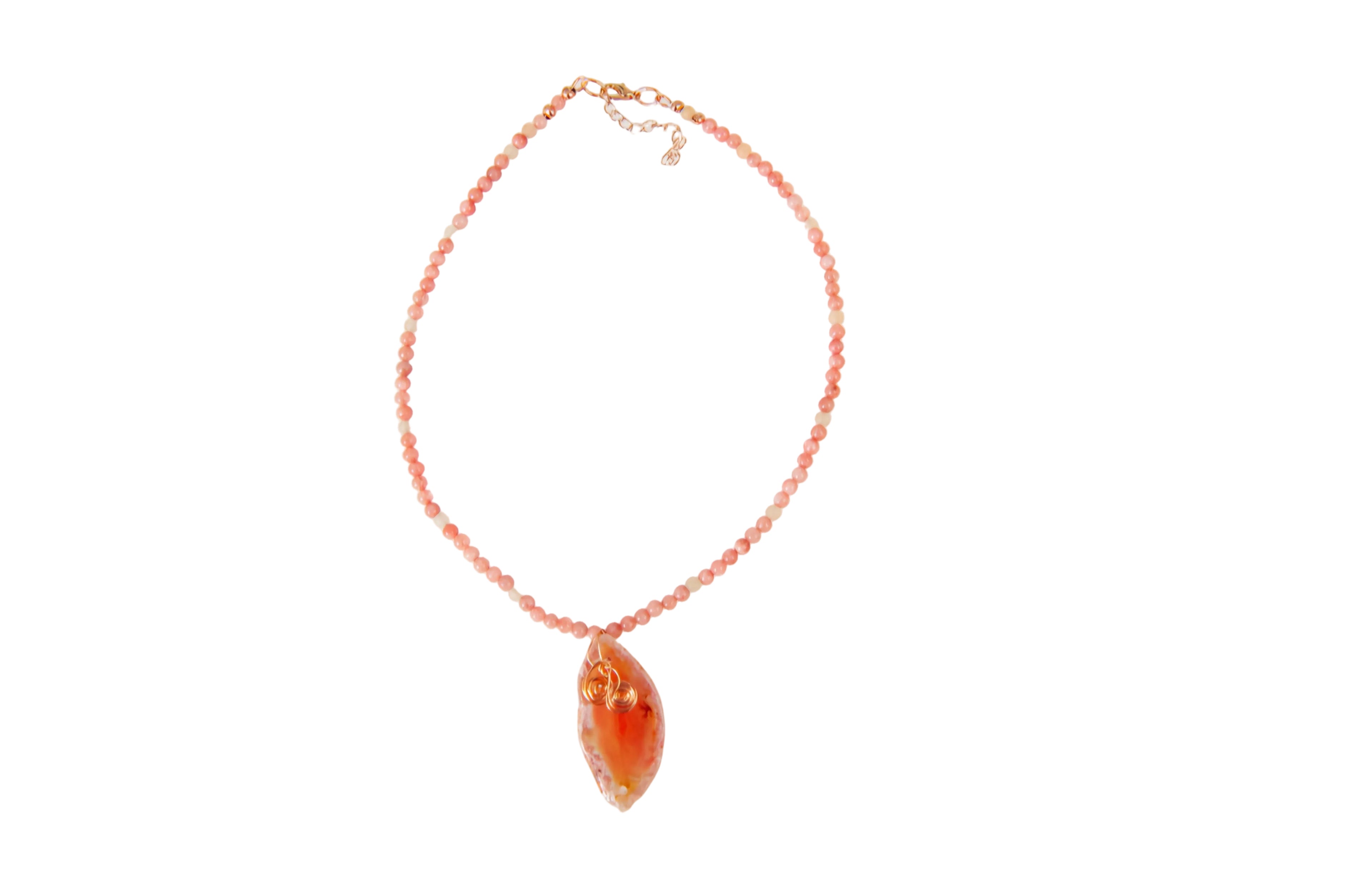 Pink Twist Necklace