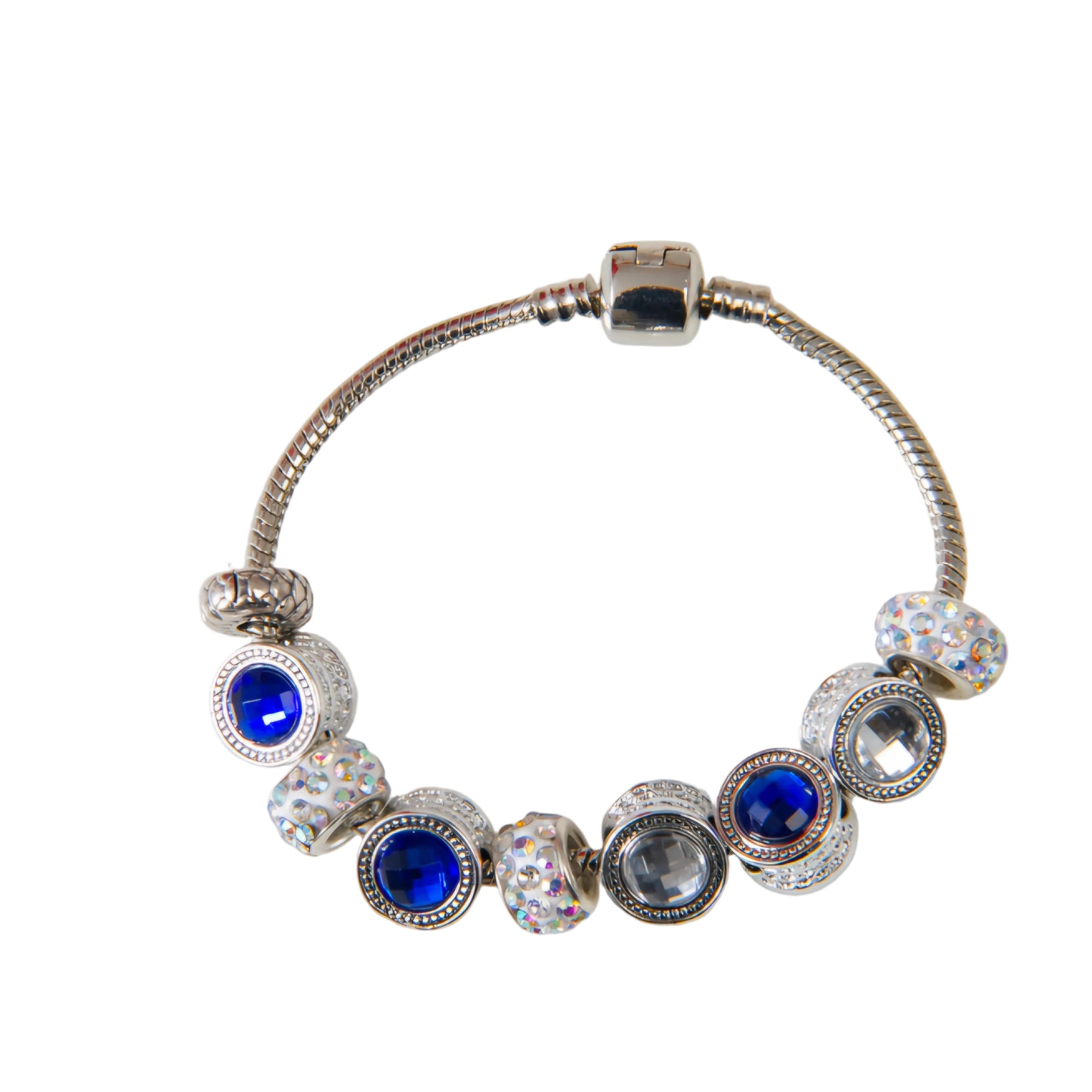 Royal Blue Charm Bracelet