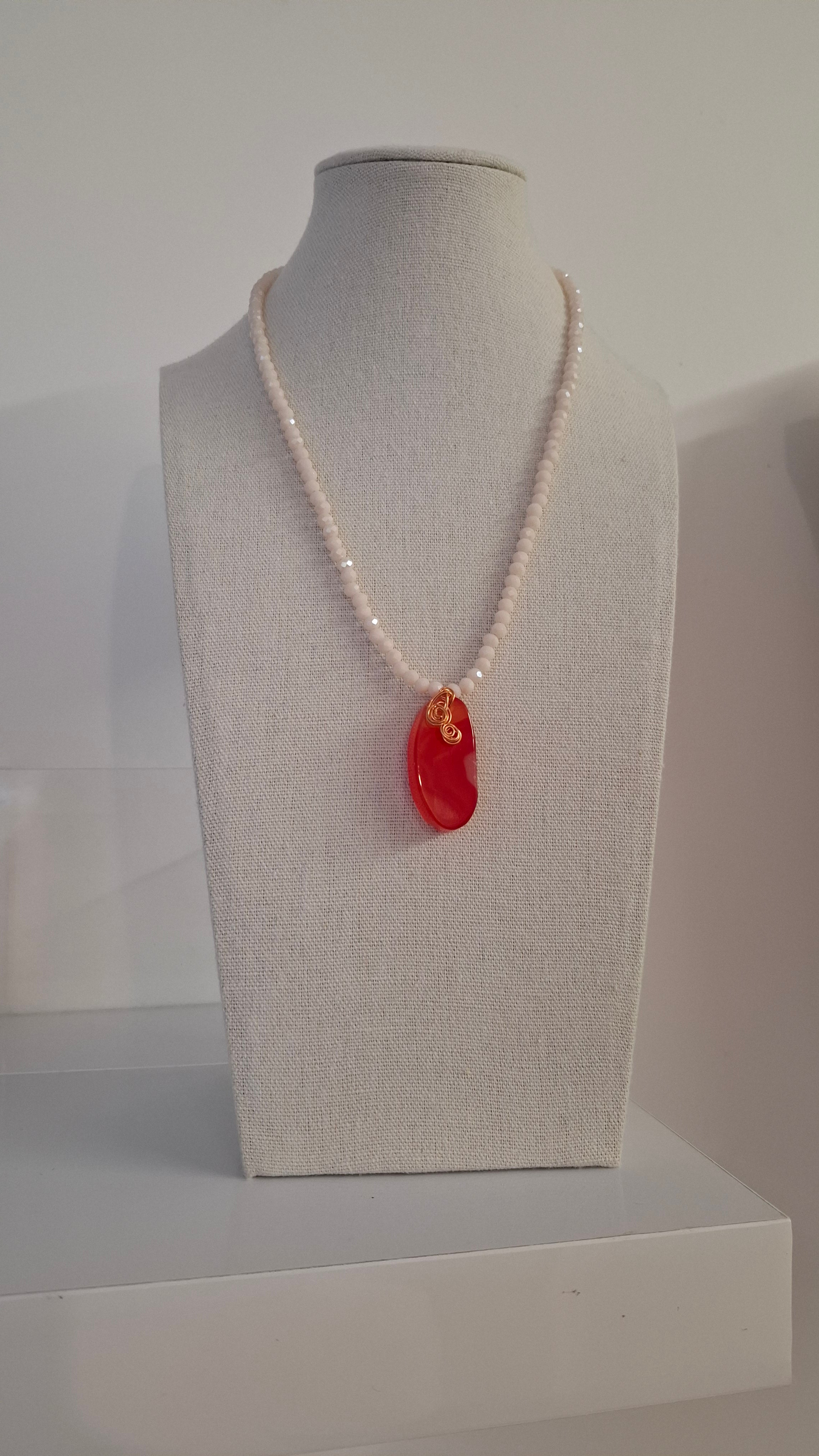 Coral Peach Necklace