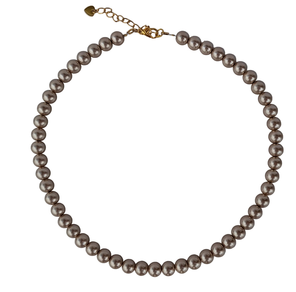 Gold Pearl Necklace