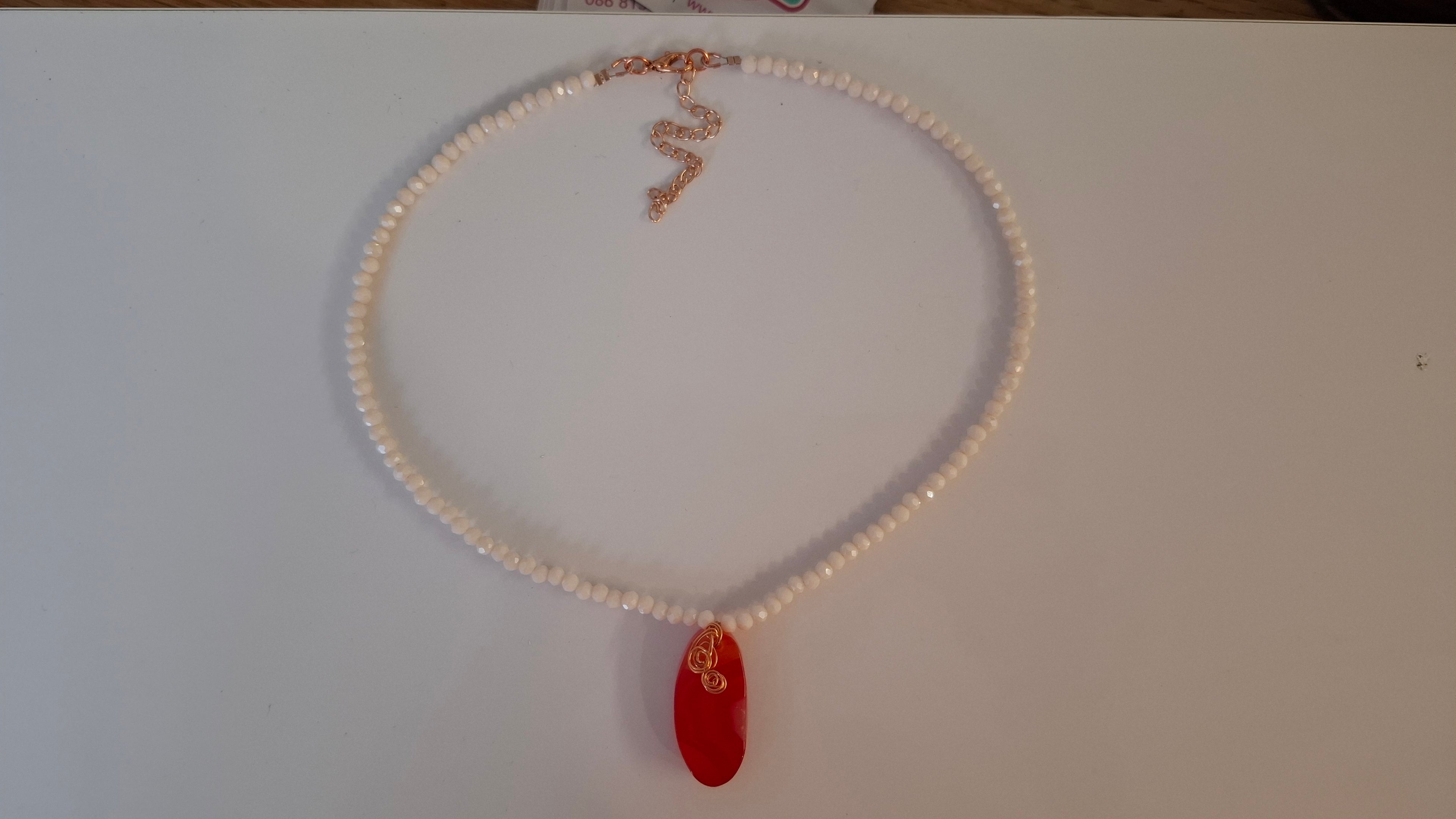 Coral Peach Necklace
