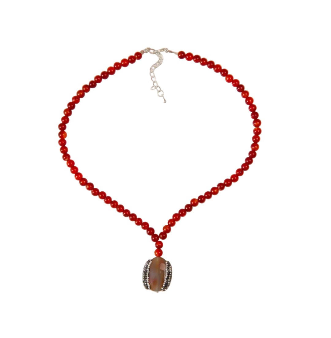 Burnt Orange Necklace