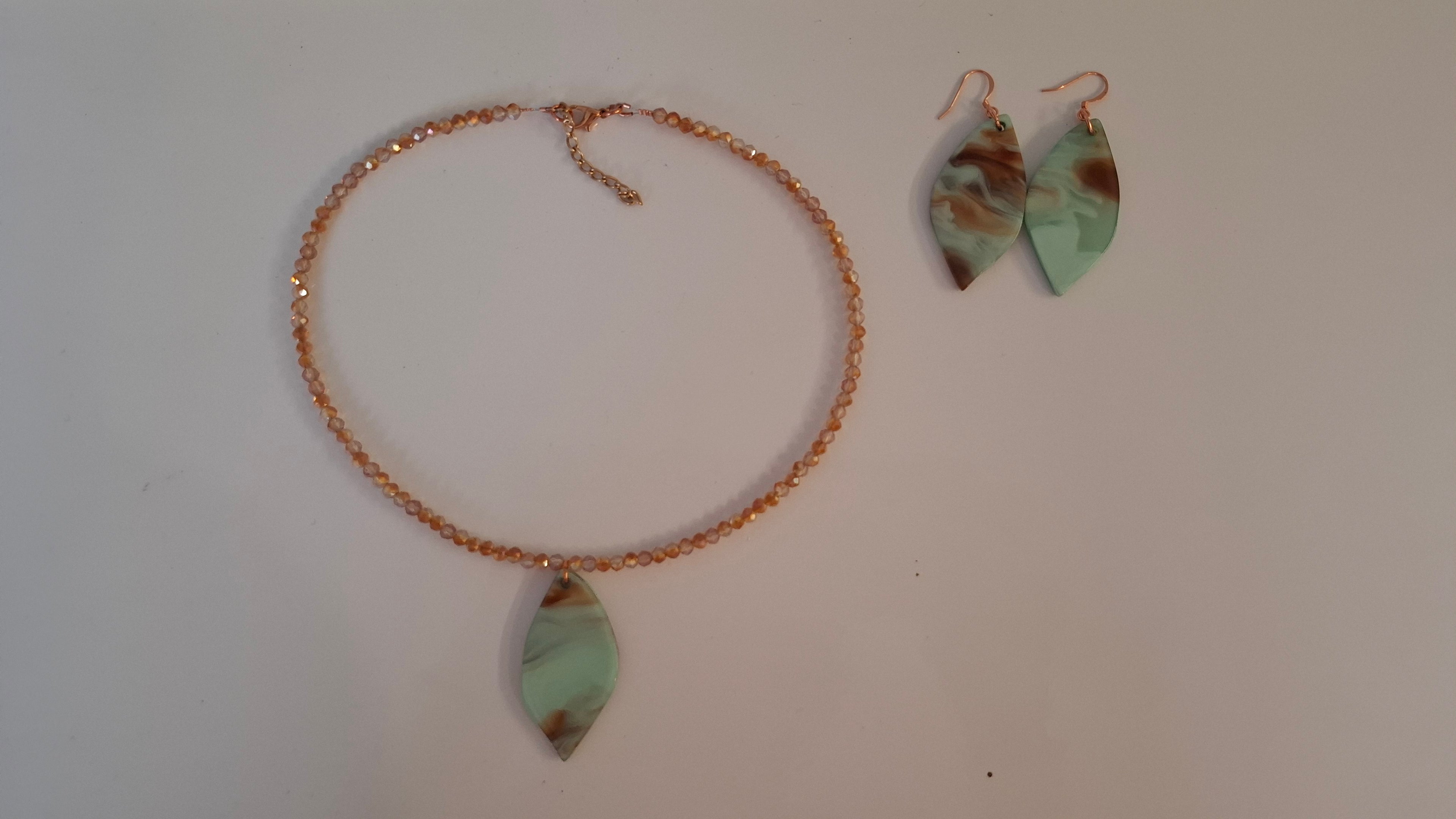 Green Leafy Necklace